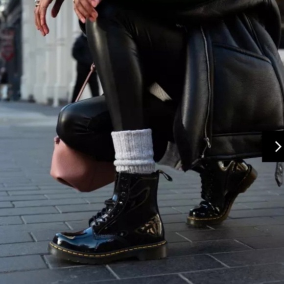 DR. MARTENS 1460 8-Eye Patent Boots - Picture 2 of 16